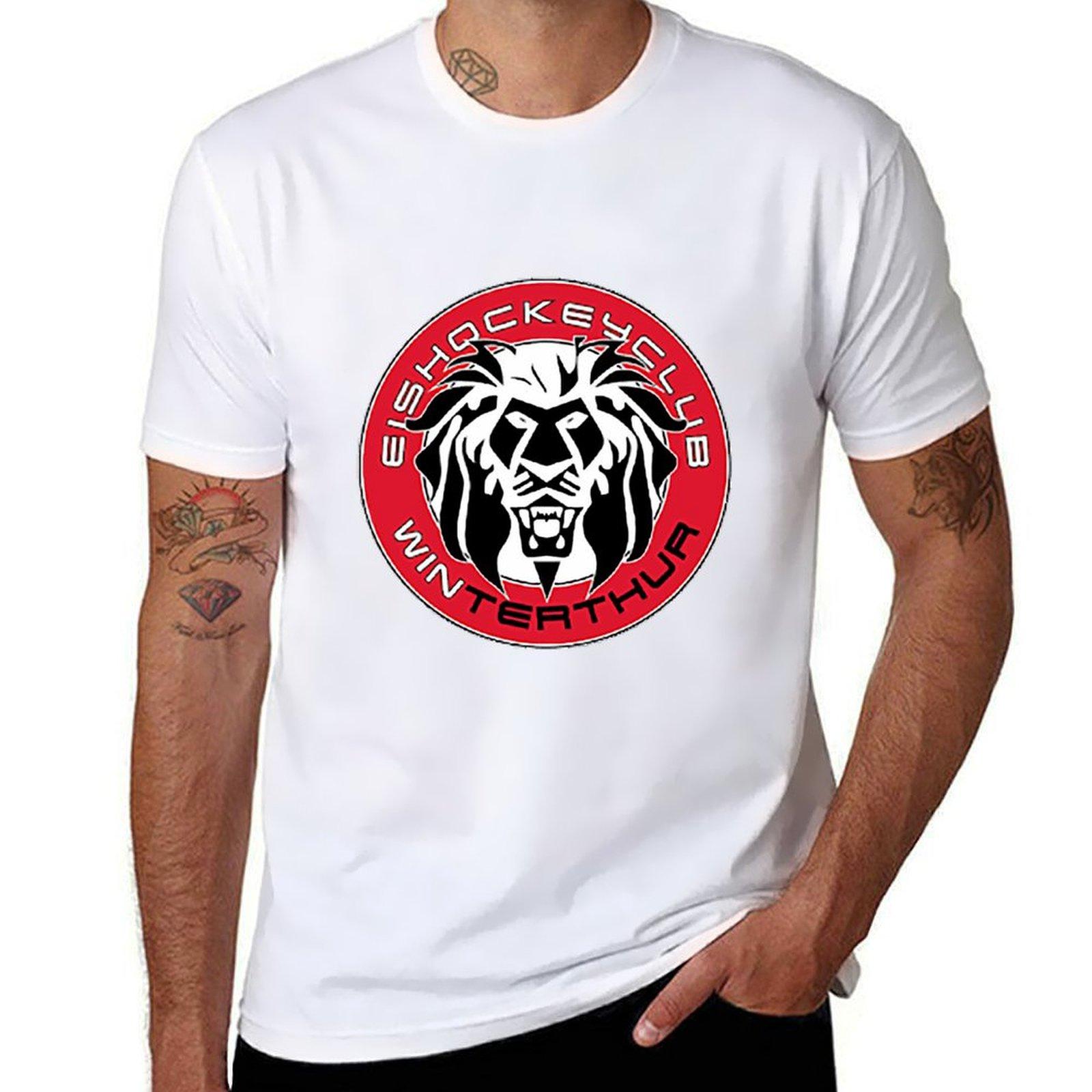 

EHC Winterthur T-Shirt essential t shirt boys animal print mens graphic t-shirts hip hop L
