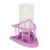 Automatic Reptile Water Feeder Safe Purple Fence Reptile Water Drinker Dispenser with Bottle for   Reptile Supplies