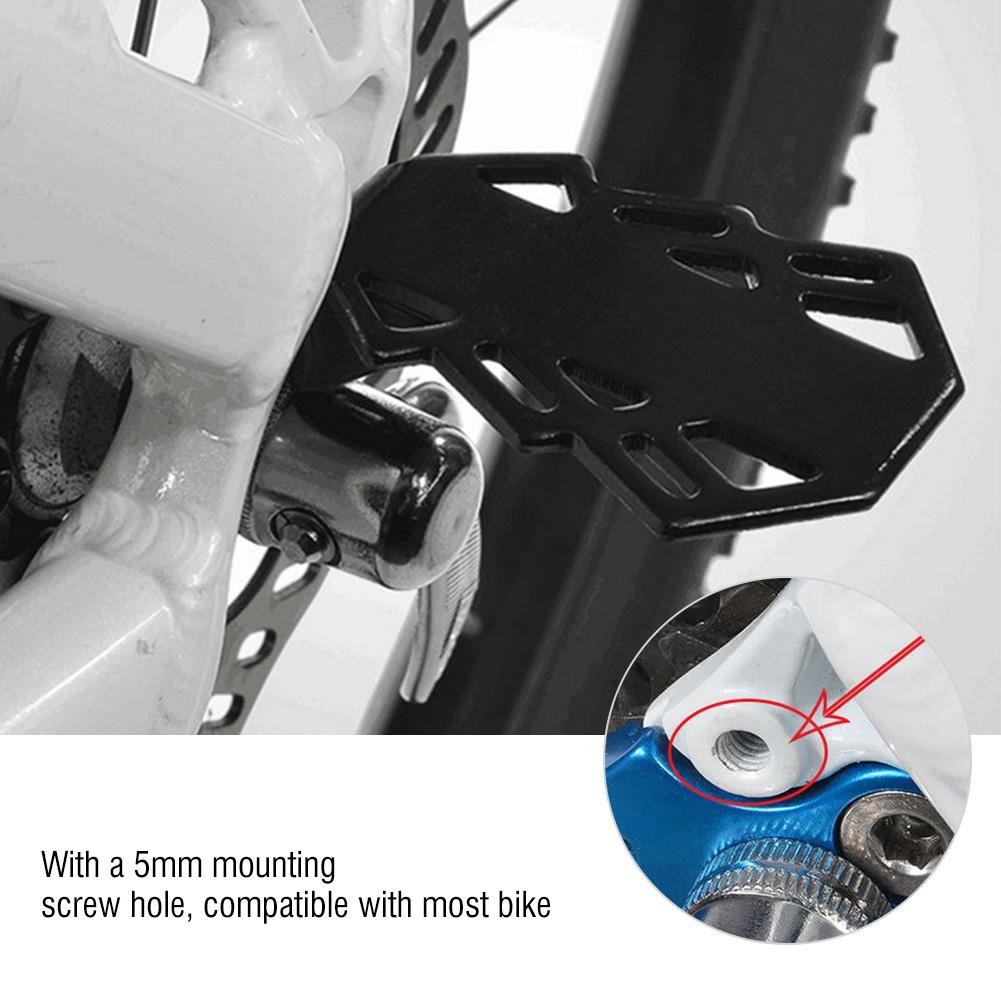2pcs Mountain Terrain, Iron Rr Pedal Feetpegs Anti bike foot peg   feet rest   slip Foot Rest with 5mm Hole