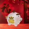 Clear Glass Piggy Bank - Stylish Money Saving Box for Home Decor and Gifts