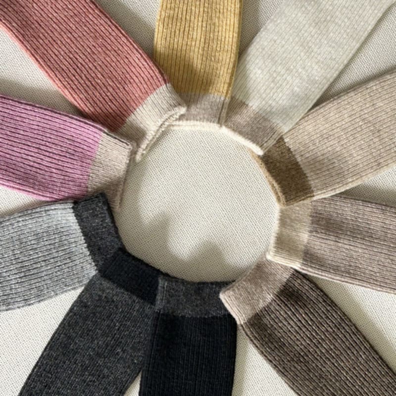 Biarritz Socks [3SET] Sand Color Combination Cashmere Wool Socks 10 Colors
