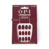 False Nails - O.P.I - xPRESS-ON Malaga Wine - Reusable - Gel Effect - Red