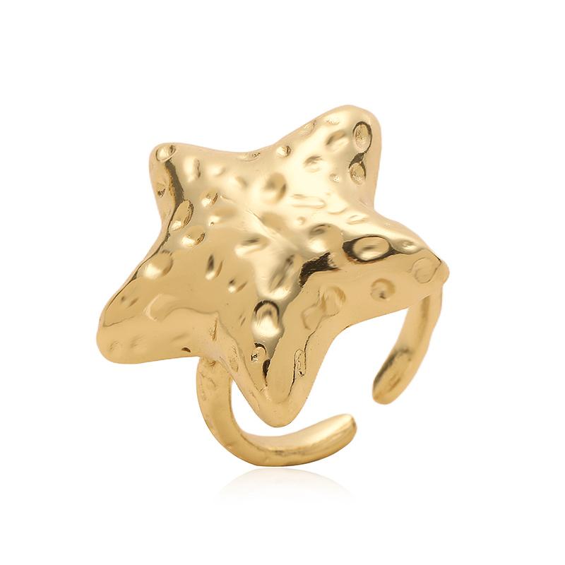 

HECHENG,Opening Adjustable Metal Ring Heart Moon Pattern Unisex Couple Rings Simple Atmosphere 1 Piece resizable