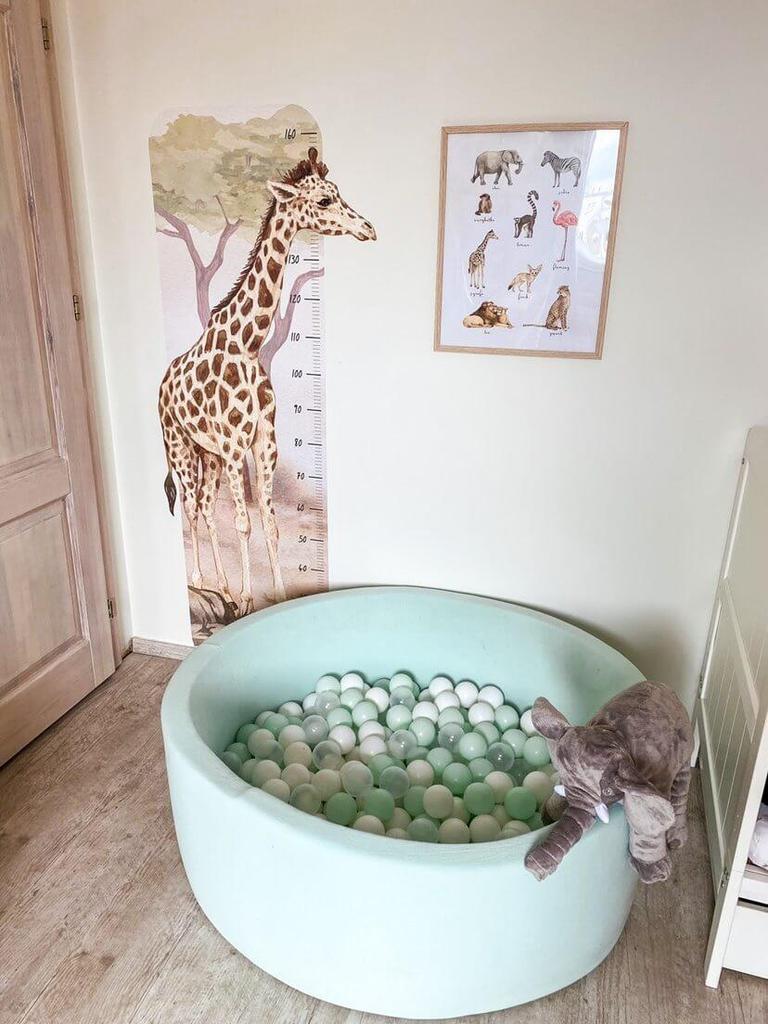 Dry pool 110x30cm mint without balls