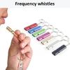 Double Tube Survival Equipment Aluminum Alloy Whistle for Survival Lifesaving