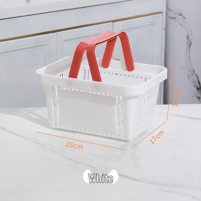 Modern Handheld Bathroom Cosmetics Organizer Basket
