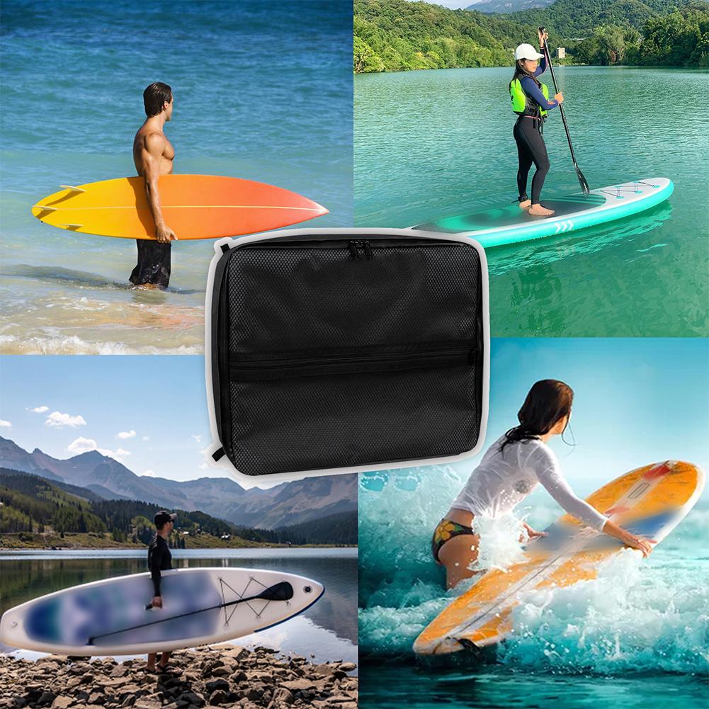 Outdoor Portable Ice Pack Water Proof Paddle Borad Cooler  Material Paddle Board Deck Bag With Mesh Top Pocket