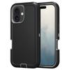 For iPhone 16 Case Detachable PC+TPU Drop-Proof Back Cover