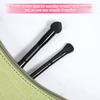 2 Pcs Dual Ended Hairline Brushes, Hairline Concealer Brush Set with Sponge Tip and Soft Bristles for Covering Hair Root Travel Makeup Brush Set for