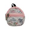 Mini Backpack Coin Purse, Scratch Resistant Zippered Compartment Keychain Bag, Waterproof Oxford Cloth Earphone Case