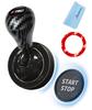 Car Engine Start Button, One-Click Start Button Joystick, Fun Car Push Start Lever, Start Button, Automotive Ignition Button Cover, Aftermarket Decora