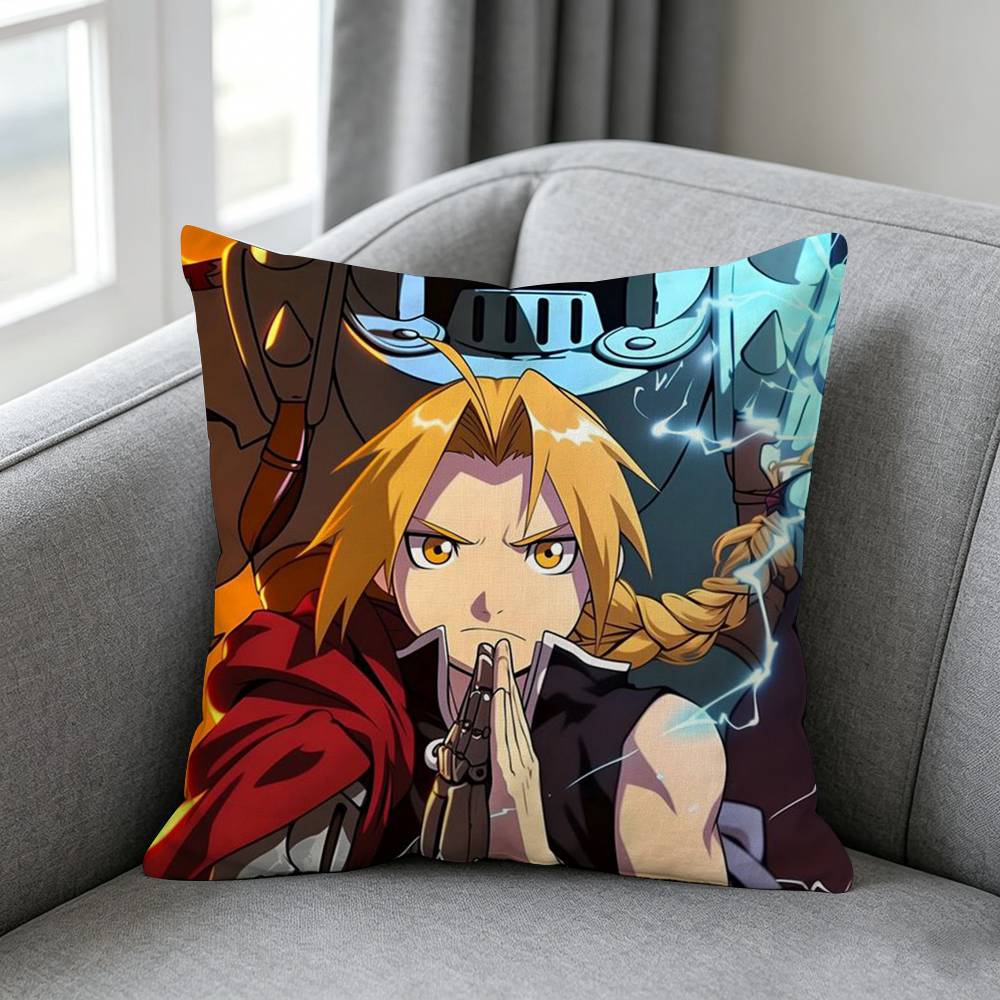 Anime Fullmetall Alchemist Brotherhood Pillow Cover Gift High Definition Digital printingSurprise Vivid Pattern Household