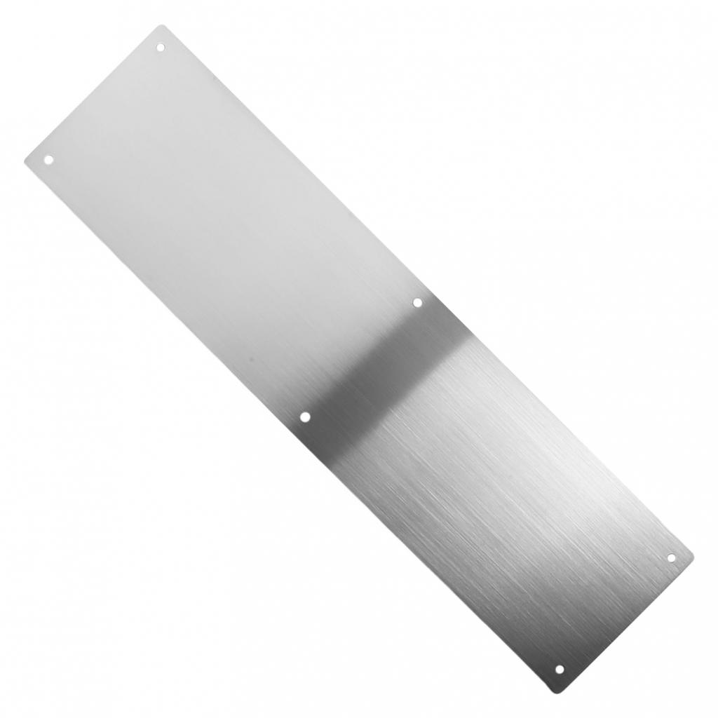 Zoll Aluminium Dekorative Platten Tür Metall Trittschutz