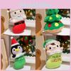 Adorable Christmas Tree Santa Penguin Elf Plush Toy Ornament Festive Gift For Kids