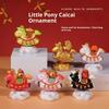 1Pc 2026 Horse Statue Chinese New Year Feng Shui Tabletop Ornament Mascots For Desktop Decoration Chinese Spring Festival Decor