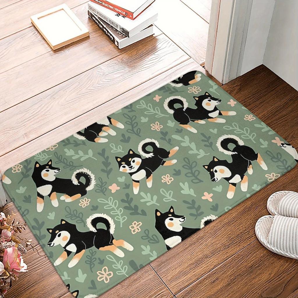 1PC Cat Pattern Kitchen Rug Non-Slip Door Mats Pop Design Bathroom Rug Bath Mat Carpet for Home Sink Laundry Decor