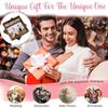 1PCS Walnut Maple Wood Storage Box Photography Wedding Gift Album Jewelry USB Box Natural Unfinished Wooden Case 16.9X16.9X3.5cm