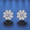 Tancise 925 Sterling Silver Moissanite  Zircon Earrings Drop Earrings For Women Wedding Party Gifts
