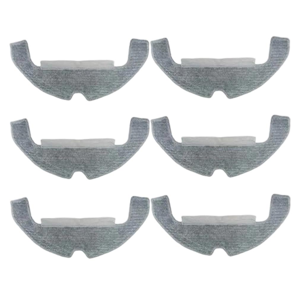 6 Pack Mop Cloths Mop Cloth Kit Replacement Mop Cloth Robot Vacuum Accessories