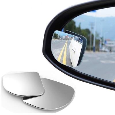 2Pcs Adjustable for Parking Rear View Car Motorcycle Accessories HD Glass Blind Spot Mirror 360 Degree Rotation Convex