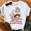 Melanie Martinez Tshirt Aesthetic Cartoon Cry Baby Tshirts Printed Vintage Casual Y2k Grunge Top Tees Summer Harajuku Clothing