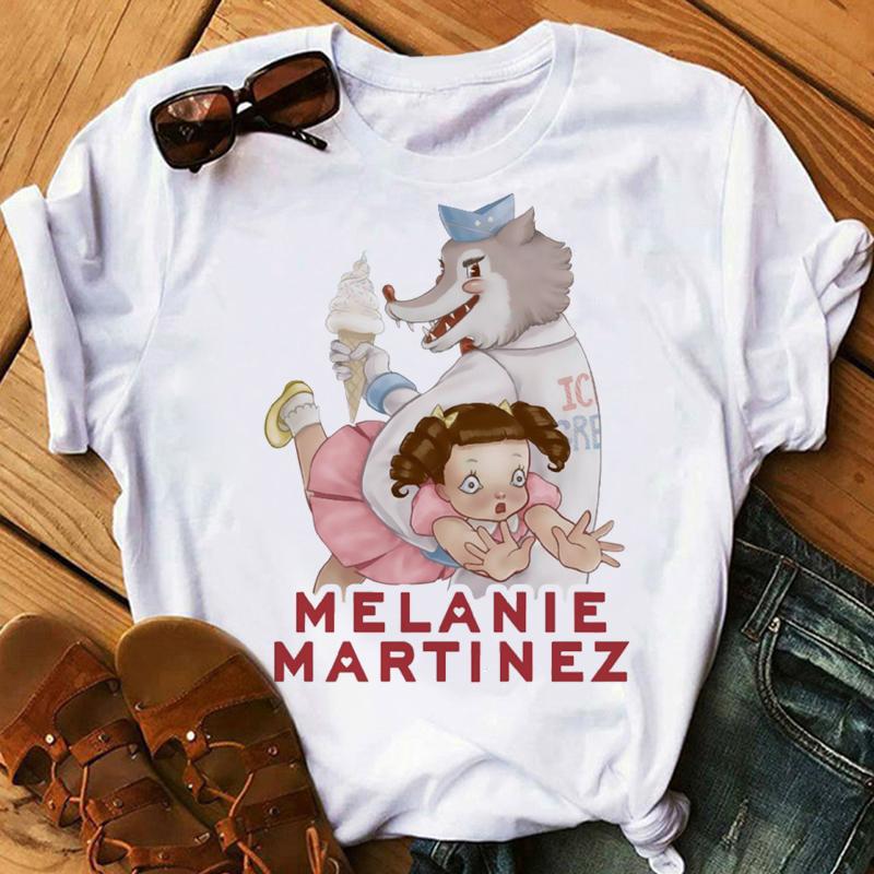 Melanie Martinez Tshirt Aesthetic Cartoon Cry Baby Tshirts Printed Vintage Casual Y2k Grunge Top Tees Summer Harajuku Clothing