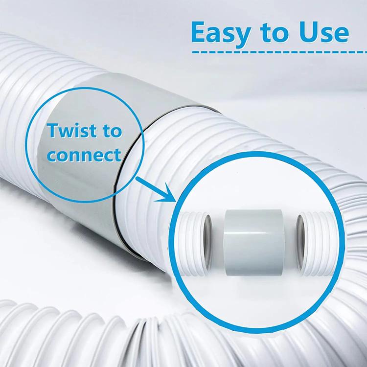 Telescopic Portable AC Exhaust and Vent Extension Connector