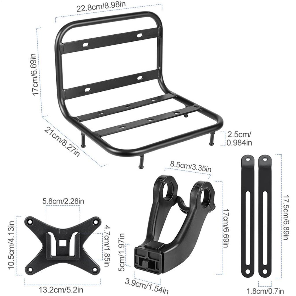 Cycling Luggage Rack Quick Release Strong Load Bearing Holder Bike Cargo Racks For Kids Adult Girls Women Men Mountain Bike