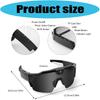 Cycling Intelligent Glasses Featuring Camera Wireless for Convenient Calls Music Playback Windproof Outdoor Gear