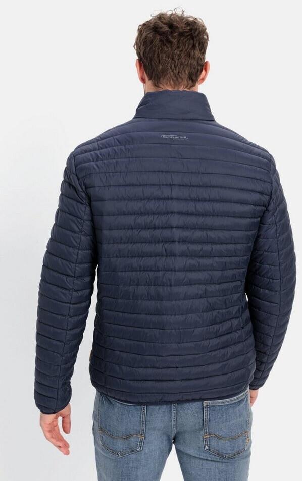 Winter Jacket Camel Active Quilted Jacket with Zip and Pockets Navy