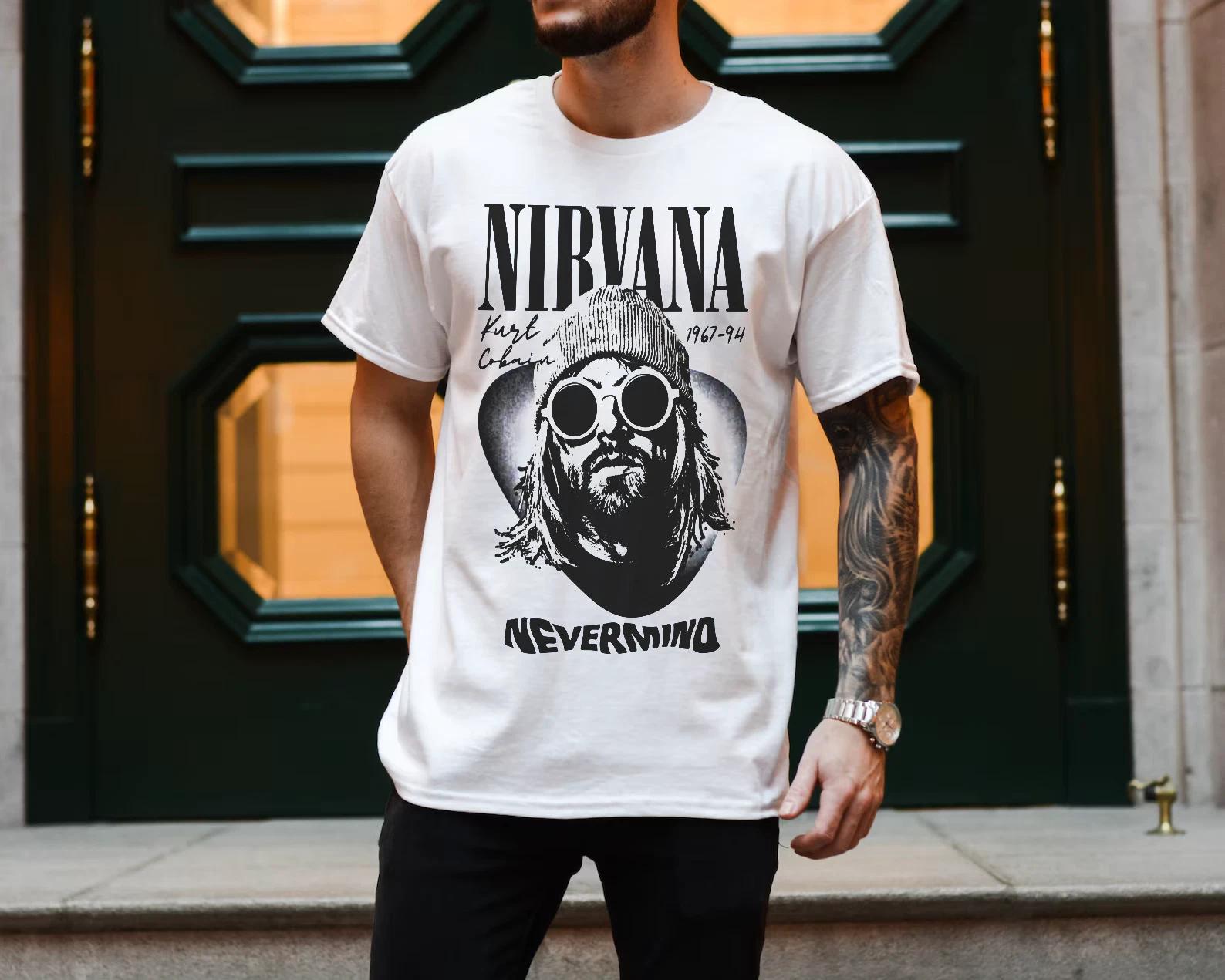 

Kurt Cobain T-Shirt Frightwig As Worn By Nirvana Retro T-shirt Unisex Adult New 3XL