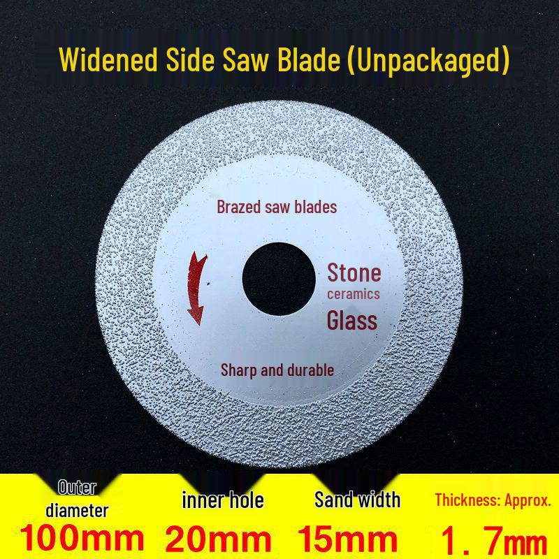 Brazed Diamond Saw Blade for Marble, Stone, Ceramic & Glass Cutting