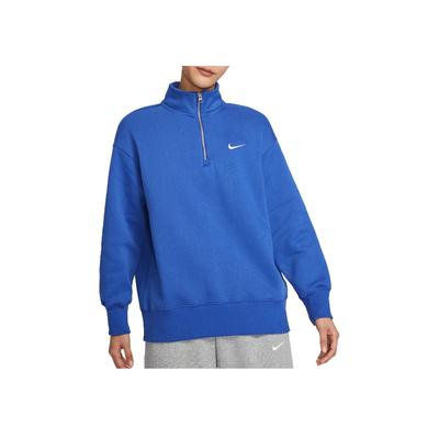 Sportswear Phoenix Fleece Knitted Warm Comfortable Loose Sweatshirt Women Sweatshirt Blue HJ0932-480