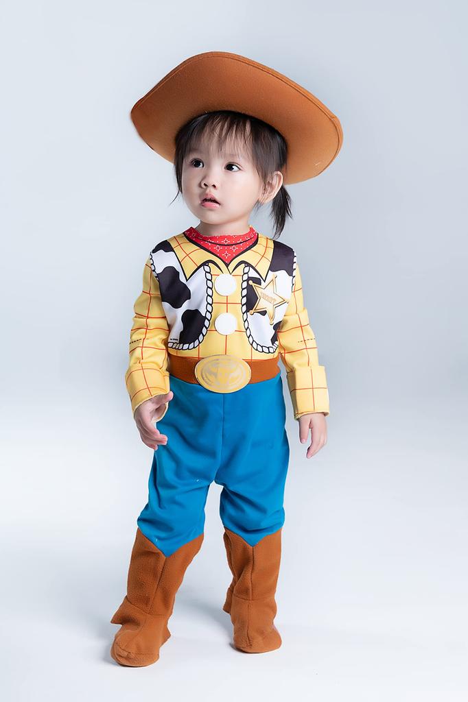 Disguise Costumes Disney Toy Story 4 Woody Cosplay Deluxe Baby Doll, 70-80cm, Yellow, 85609W