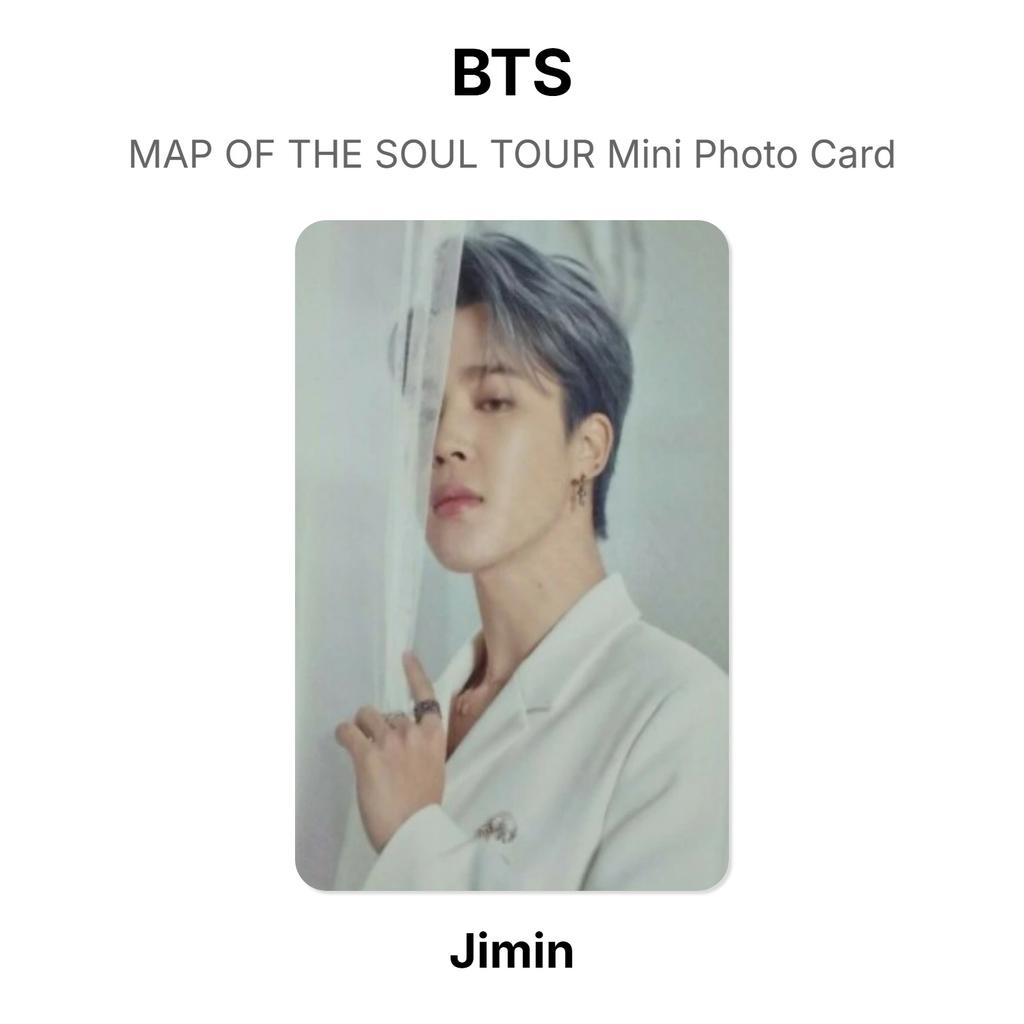 BTS MAP OF THE SOUL TOUR Mini Fotocarta Fotocarta Ufficiale