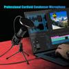 Mikrofon USB Kardioidalny mikrofon pojemnościowy ze statywem Uchwyt amortyzujący filtr pop do strumieniowego przesyłania gier