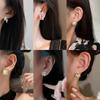 Silver Needle Retro Earrings Korean Stud Earrings Are Small, Exquisite, Simple and Versatile Earrings Dongdaemun Ins Cold Wind