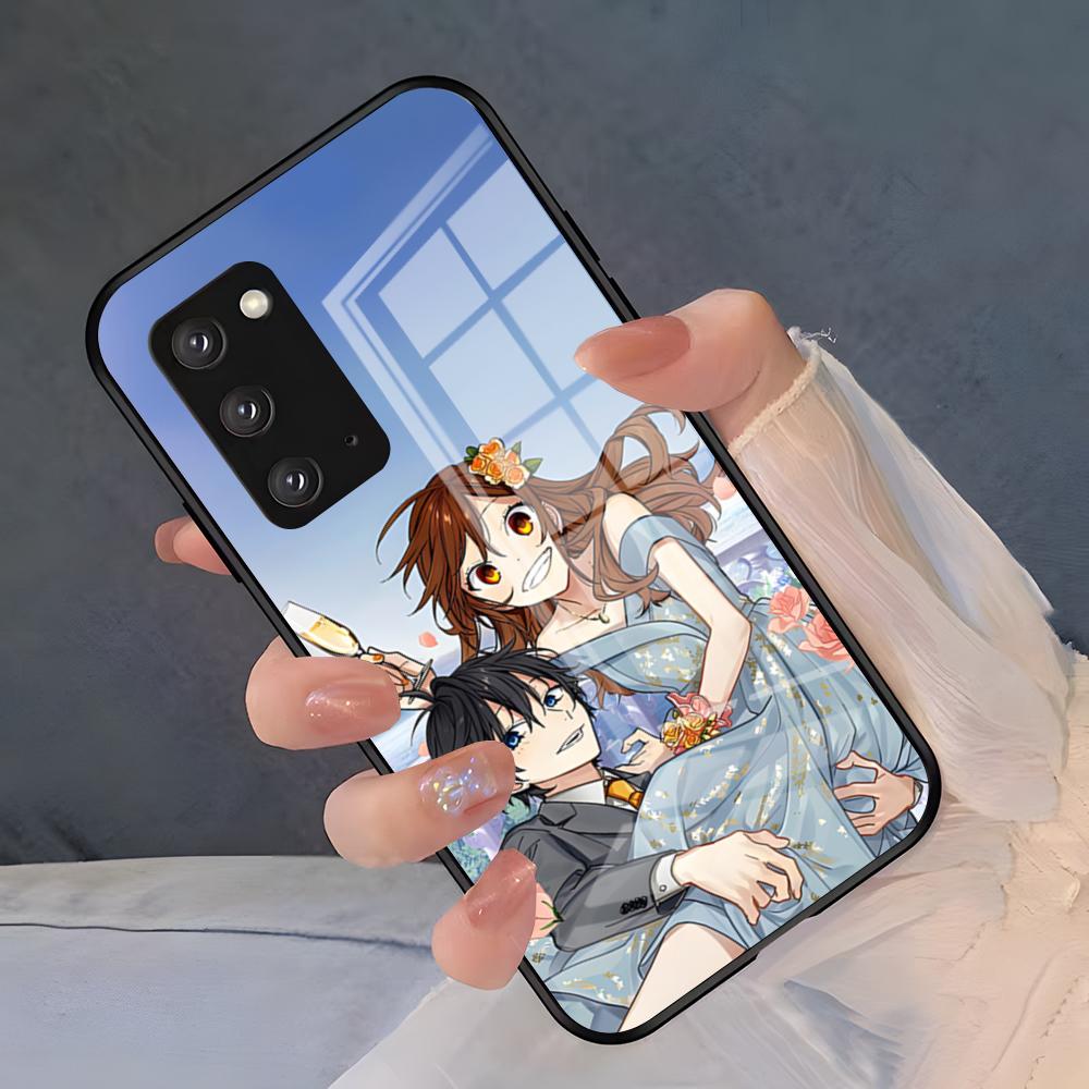 Anime Horimiya Phone Case For Samsung S26 S25 Plus S20 S20 Plus S22 Ultra S23 FE S21 Plus S21 Ultra Glass Cover