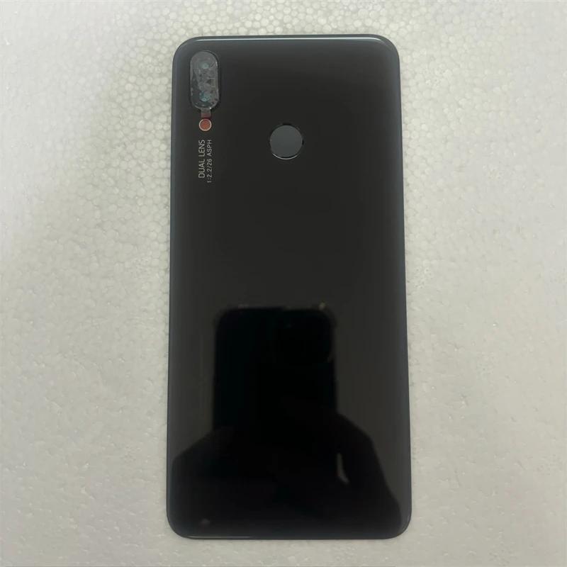 New Battery Back Cover For Huawei Nova 3i INE-AL00 Glass Panel Housing Battery Cover Rear With Camera Lens+Fingerprint