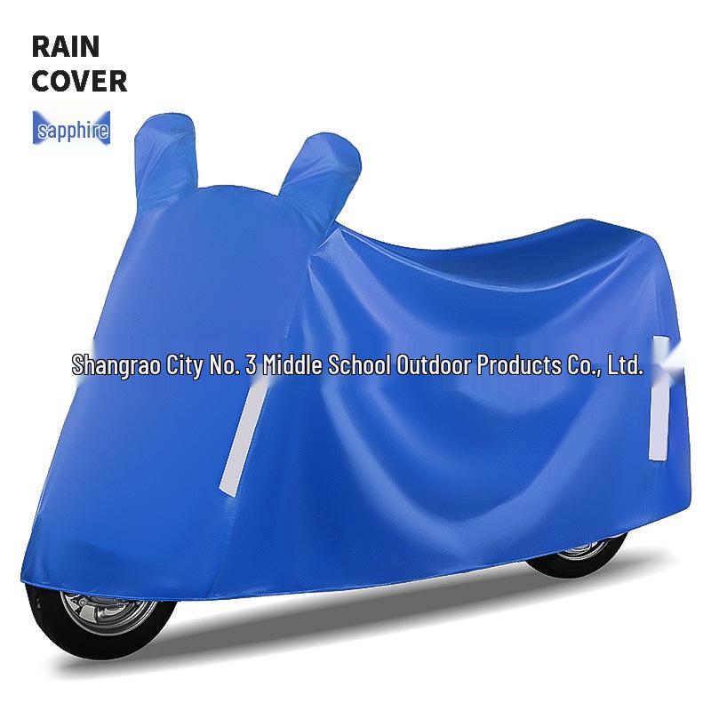 Electric Vehicle Rain & Sun Shield: Windproof, Dustproof, Full Motorcycle & Car Cover