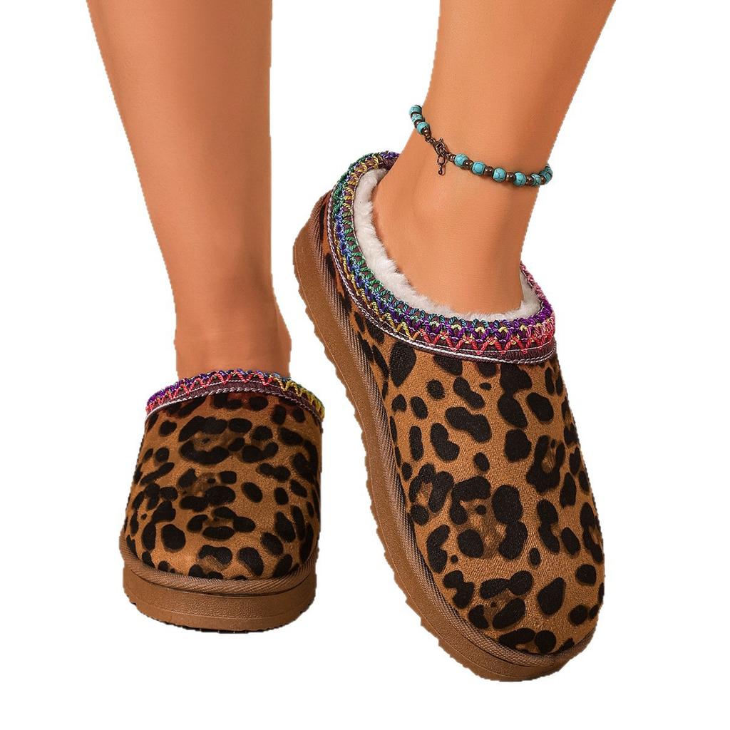 Large Size Casual Suede Bag Head Rear Empty Women's Shoes Winter New Comfortable Cotton Shoes Women