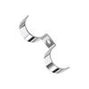 Dual Side Pipe Clamp Thickened 304 Stainless Steel 22-40mm Pipe Clamp Bracket For Fixing Buckle Line/Wire/Tubing/Gas Hose Pipe