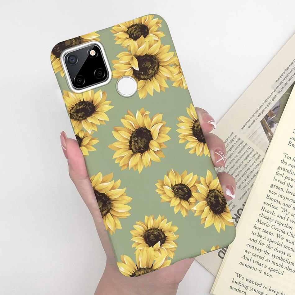 For OPPO Realme C25 C25S C25Y Case Cartoon Soft Silicone Matte Shockproof Phone Back Cover For Realme C 25 S Y Capa Funda Coque