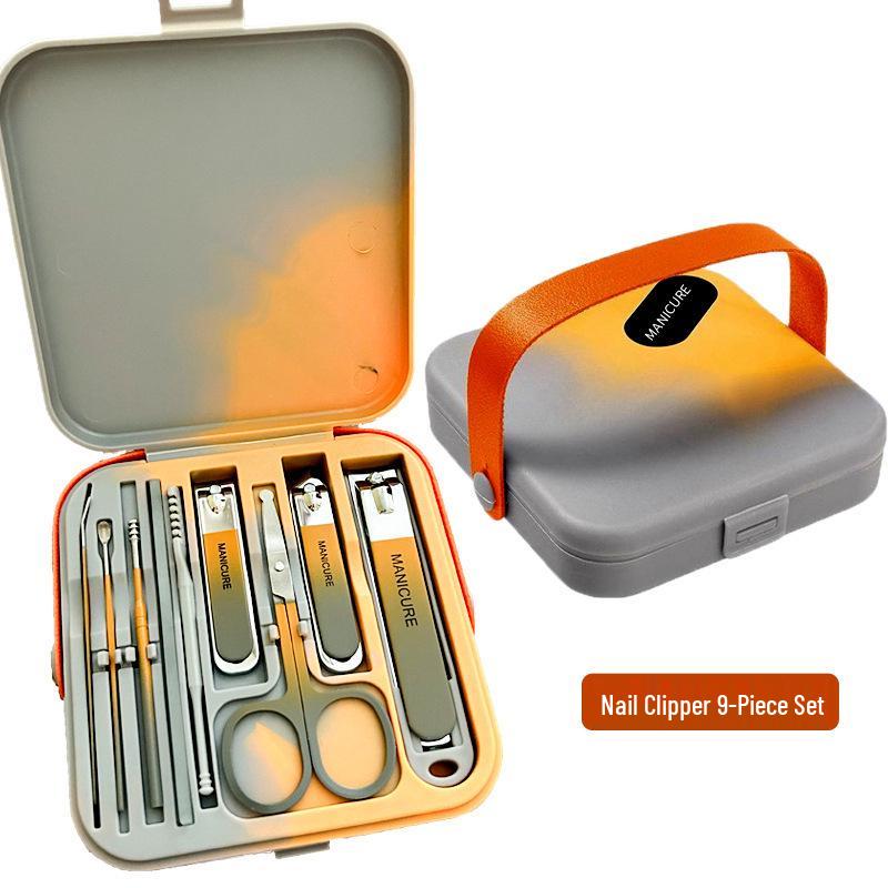 Portable Candy Color Nail Clipper & Manicure Set with Ear Pick