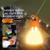 Hanging Function RGB Ambient Light Handheld Portable Hook Lamp Mini LED Flashlight  Camping Use