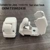 Gancho Clip para Quebra-sol para Jeep Renegade 1.4 2016 (Número da Peça #735602438)