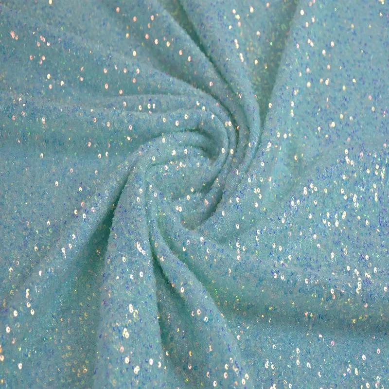 26 Colors 3mm High-Density Glitter Sequin Fabric Christmas Wedding Decoration Dress Handbag Accessories Trimming Cloth Material