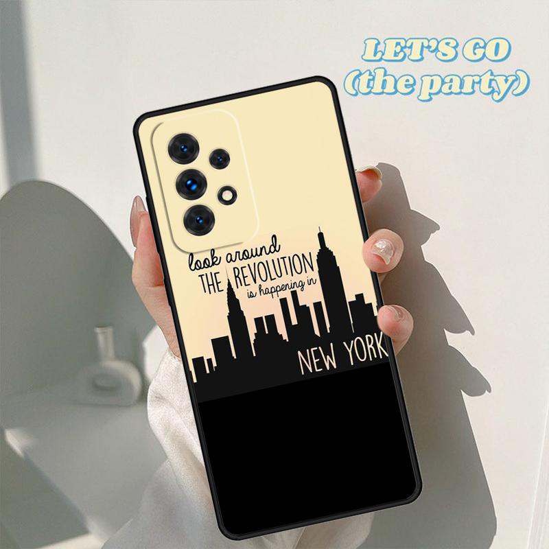 New York City phone case For Samsung Galaxy A42 A31 A40 A51 A71 A32 A80 A91 A52 A72 A73 A20e A21S A50 A70 A11 A12 Cover
