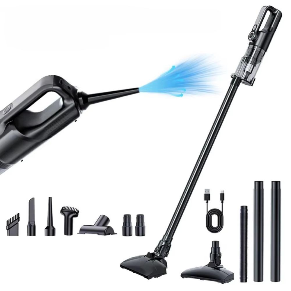 Cordless Car Vacuum Cleaner Powerful Suction Dust Buster Car Dust Collector Set Pet Hair Cleaning