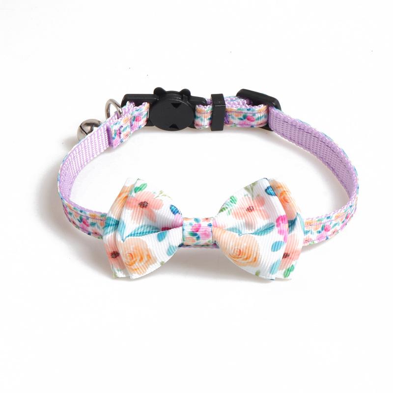 Cat Durable Fashionable Collar Ribbon Design Butterfly Bow Tie Length Adjustable